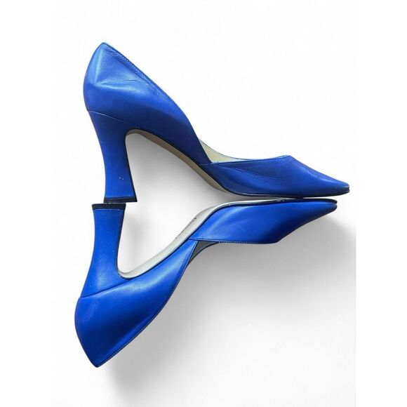 ProXy Vintage LEATHER INSIDE AND OUT Women's Blue Heels Pumps 8.5 Excellent Cond - Picture 7 of 12